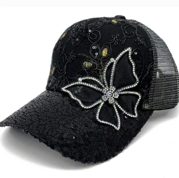 New 1 3D Butterfly Breathable Baseball Cap - Picture 4 of 7